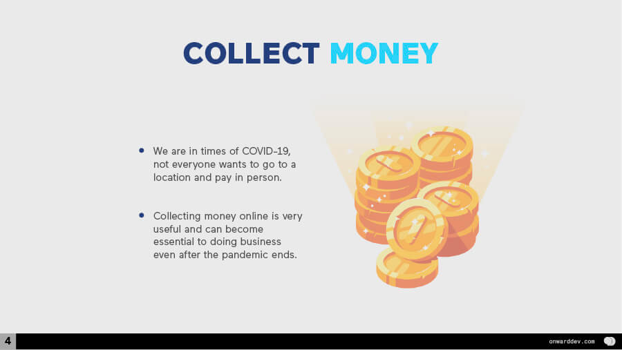 Collect money online